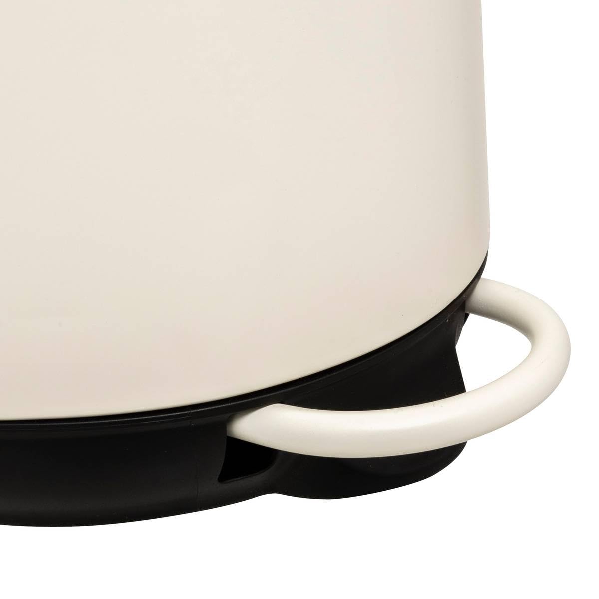 5five - panier ajouré plastique avec couvercle 12l noir - Maison