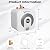 YONOOQ 4 Gallon Electric Water Heater, 1500W 110V Mini Tank Under Sink Instant Hot Water Heater with Pressure Relief Valve, Digital Display for Kitchen, RV, Laundry, Food Truck