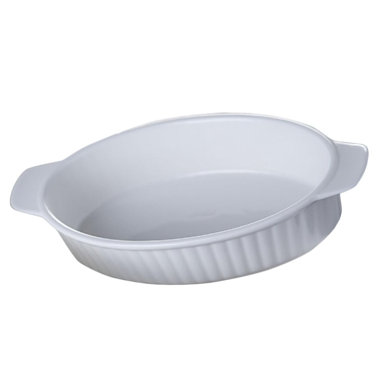 Teglia da Forno Ovale in Ceramica Doppio Manico, Casseruola Profonda 12 Pollici, Pirofila Versatile per Dolci, Arrosti e Servire, per Cucina Domestica e Ristorazione