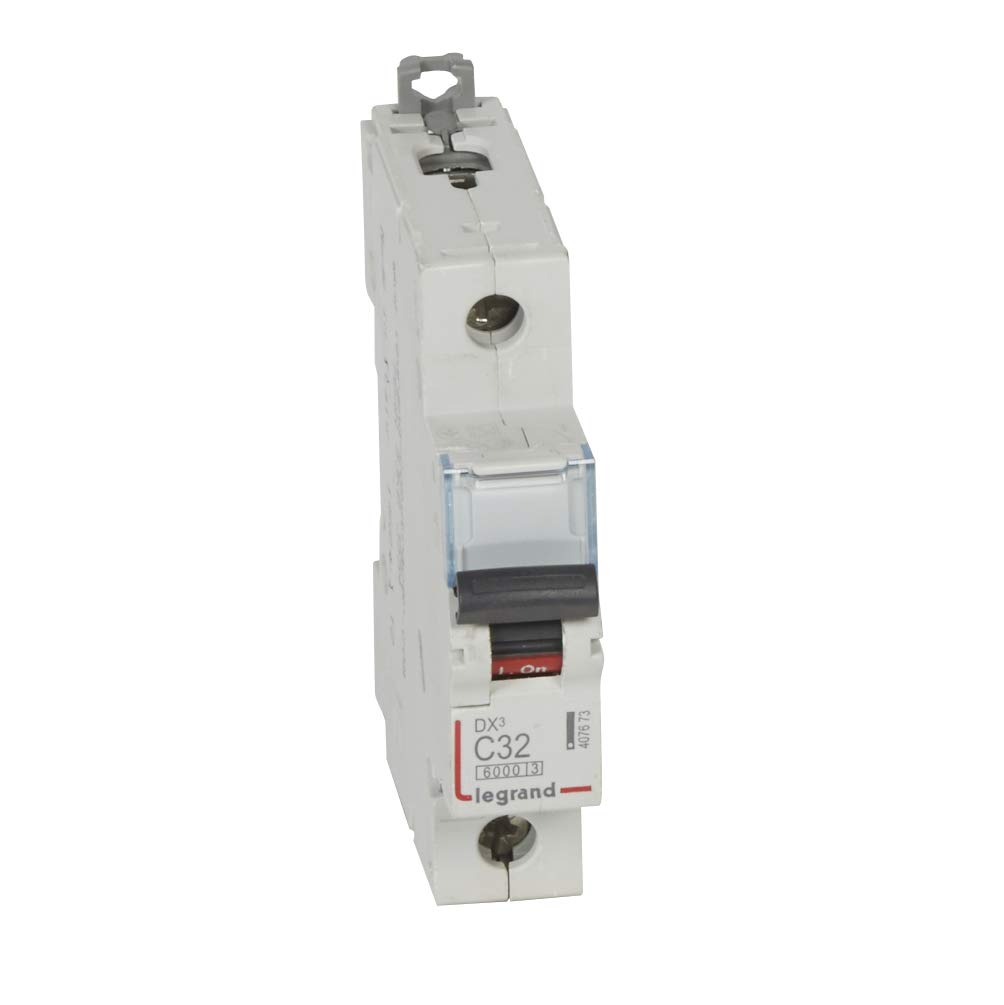 Interruptor magnetotérmico Legrand Dx3 407673 unipolar C32 para carril DIN