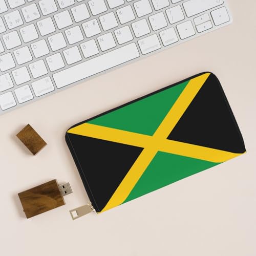 Monedero de mano de Jamaica con espacio para telefono movil llaves y monedas 6