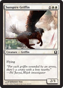 Magic The Gathering - Sunspire Griffin - Grifone di Guglia Solare - Return to Ravnica