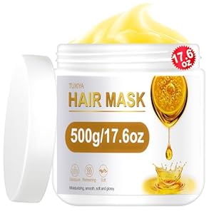 17.6oz Deep Conditioning Hair Mask, Hair Mask Containing Collagen & Keratin & Shea Butter, 3-min Hair Mask for Damaged Hair Restores Hair Shine and Softness, Suitable for All Hair Types
