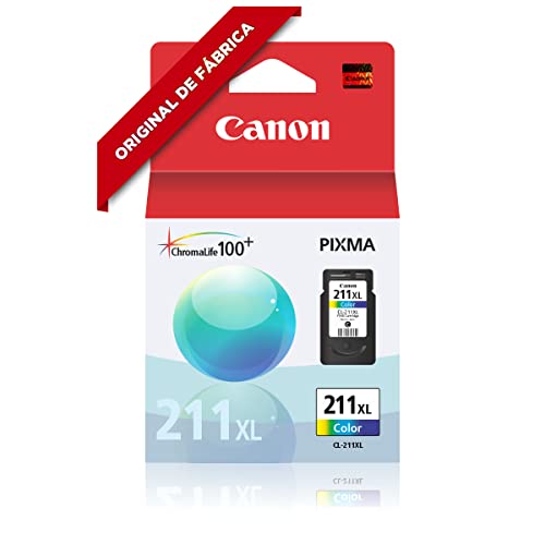 Kit Cartucho Canon PG 210XL Preto + CL 211XL Colorido Alto Rendimento Original 15ml