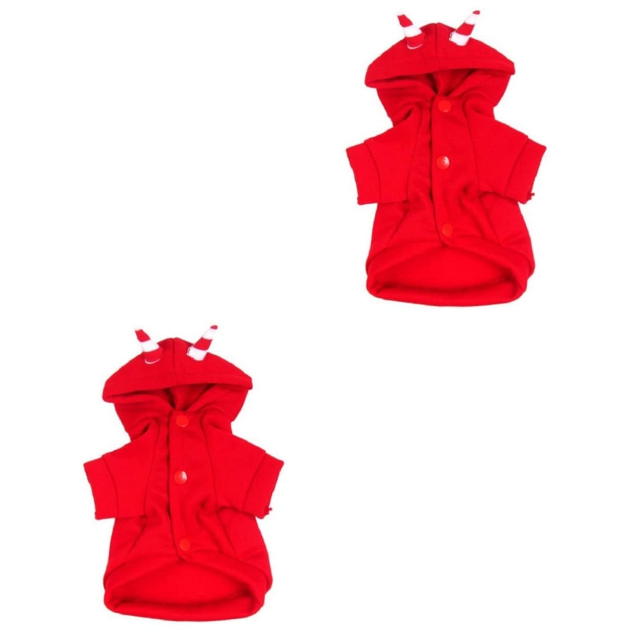 Mipcase 2 Stück Süßer Hunde-Kapuzenpullover Mit Halloween-Muster Hundebedarf Bequemer Hundemantel Aus Baumwolle Größe L Für Welpen