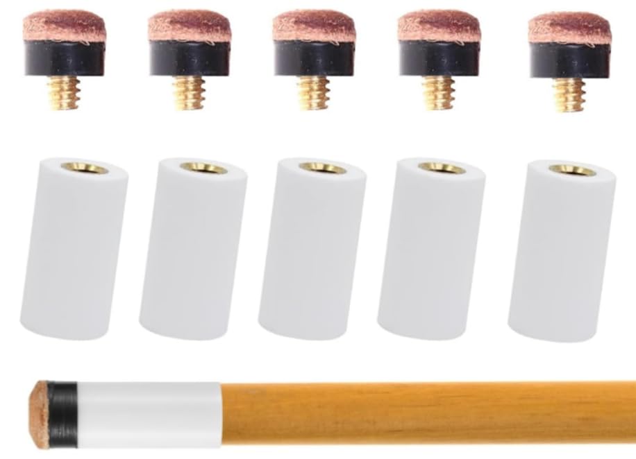 Kit De 15 Vis Et Ferrules De Remplacement Pour Queues De Billard/snooker - KIRZAX (12mm)