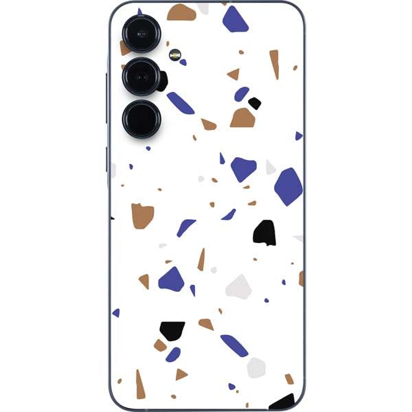Skinit Decal Phone Skin Compatible with Galaxy A36 5G - White Terrazzo Design