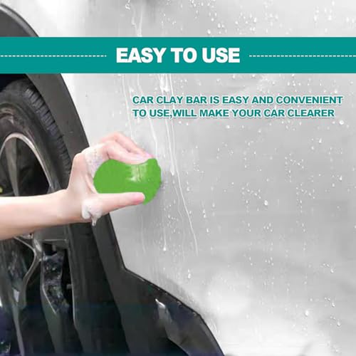4er Pack 100g Car Clay Bar Auto Detailing Magic Clay Bar für Autowäsche Auto BLAU - Bild 14 von 22
