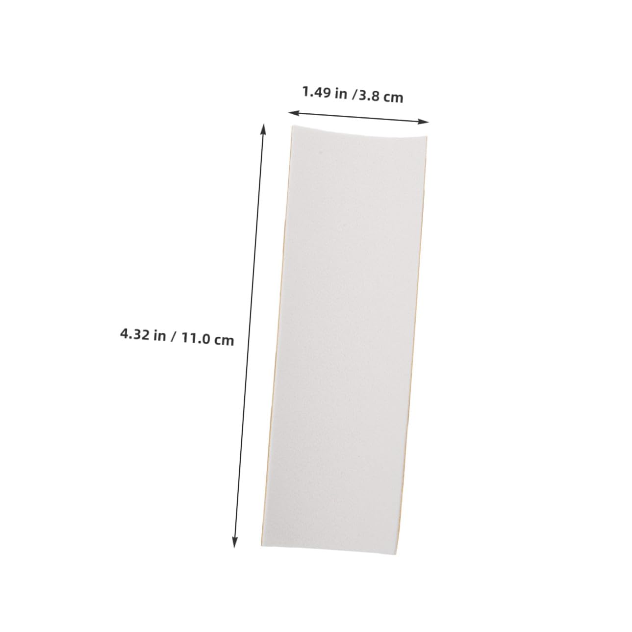 5 Stück Weißes Schaumstoff Griptape für Finger Skateboards rutschfeste Weiche Matte für Fingerboard Skateboarding Enthusiasten