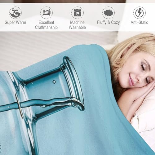 Plaid super doux instruments d'eau léger et confortable quatre saisons