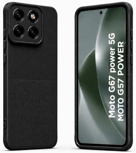 TELECASE Silicone Case for Moto G67, G57 Power (Black) - Image 2