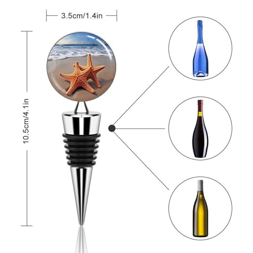 Bouchon de vin étoile de mer, le cadeau de bar parfait pour invités