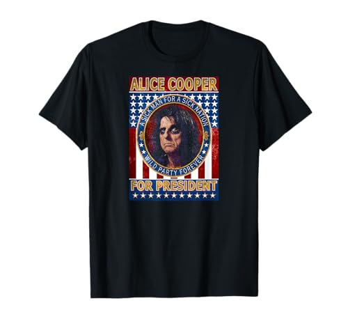 Alice Cooper Alice Cooper for President T-Shirt