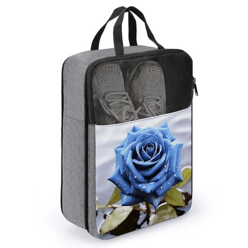 Sac à chaussures contre le désordre, rangement suspendu gris taille unique - 3