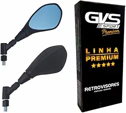 Retrovisor Gvs Giro 360 Bmw Gs650 F800 Lente Convexa Azul HONDA
