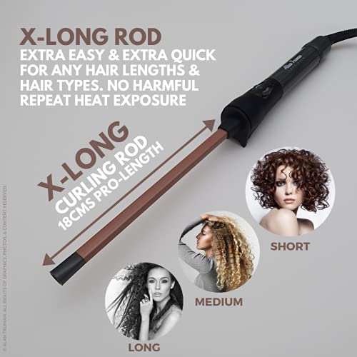 Image of Alan Truman Hot Stick - Variable Temperature Extra Long Micro Curler (Grey)