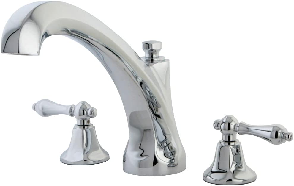 Kingston Brass KS4322AL Metropolitan Roman Tub Faucet, Polished Brass