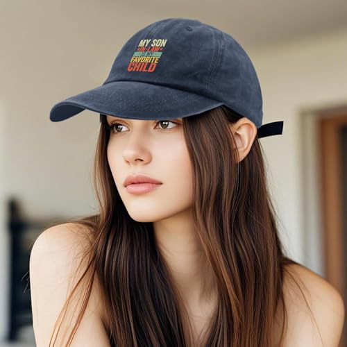 My Son-in-Law is My Favorite Child Hat Women Funny Baseball Hat Funny Birthday Gifts 5