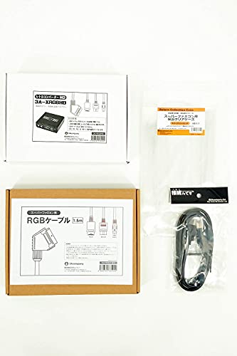 3Aカンパニー レトロコンバーターHD+SFC用RGB21ピンケーブル限定セット 3A-XRGBHD-SFCRCCSET スーパーファミコン用