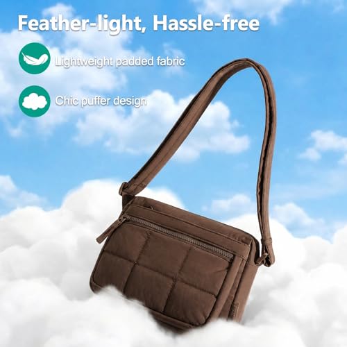 Image of Nylon Crossbody Bag for Women, Lightweight Shoulder Travel Purse