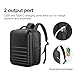 SOKOK Carry On Travel Backpack Waterproof Business Backpack Expandable with Laptop Compartment and Charging, Hardshell Computer Backpack for Men and Women, Black