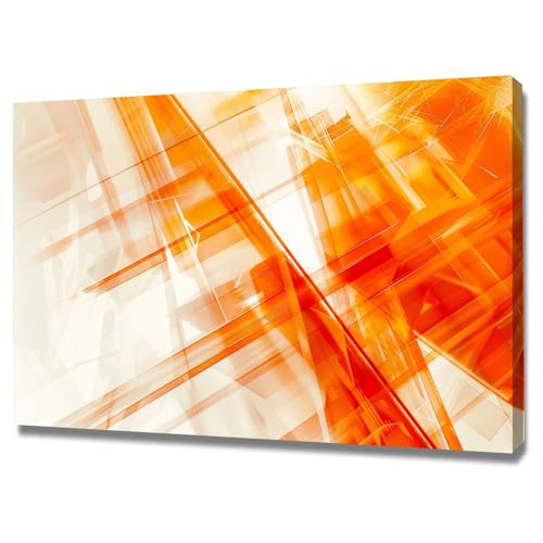 Décoration murale géométrique abstraite GFDJKHT 70x100cm encadrée pour salon
