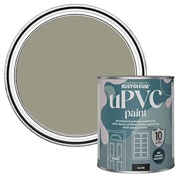 Rust-Oleum Green uPVC Door and Window Paint In Gloss Finish - Grounded 750ml
