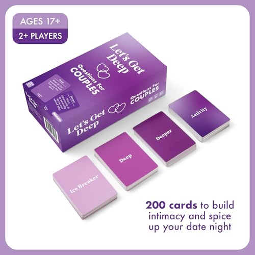 Let's Get Deep by Relatable, A Question Card Game for Couples, Great for Date Night Ideas, Couples Gifts, Wedding Gifts, and Long Distance Relationship Gifts, Includes 200 Cards to Build Up Intimacy by WHAT DO YOU MEME? - Image 3