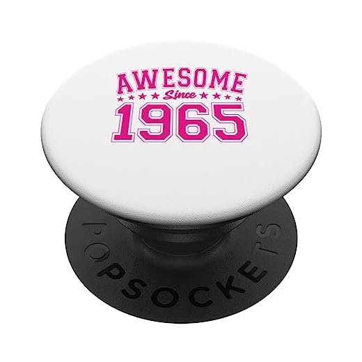 Impresionante desde 1965 Cumpleaños Impresionante Vintage PopSockets PopGrip Intercambiable