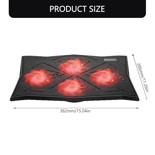 Base enfriadora ajustable para laptop con ventilador silencioso miniatura 4