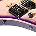 Redid Headless Electric Guitar, 25.5″ Scale Travel Guitar with Dual Humbucker Pickups, Mahogany Body & Maple Neck, 24 Frets, Lightweight Portable Electric Guitar with Gig Bag(Purple)