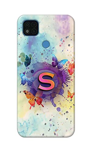 Image of PRINTFIDAA� Printed Hard Back Cover Case for Mi Poco C31 Back Cover (Alphabet S) -2808