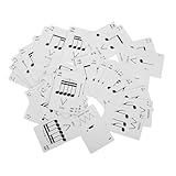 SWOOMEY Musiker Rhythmus Karte Set Tragbares Rhythmus-lernspiel Noten-übungstool Für Musikunterricht Rhythmus-Training Für Anfänger