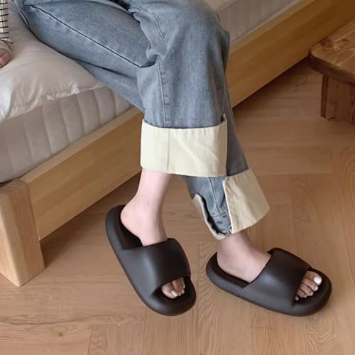 Women's Summer Slides Chic Minimalist Soft Shower Slippers, Non-Slip Bathroom House Sandals Indoor Outdoor4