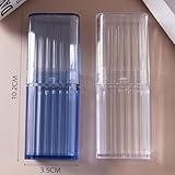 DILUSILK Cotton Bud Holder, 2 Pcs Portable Travel Cotton Bud Holder with Dustproof Lid,for Cotton Swabs, Dental Floss, Toothpicks and Cosmetics,for Storage, Travel, Outdoor and Individual Daily Use - Image 5