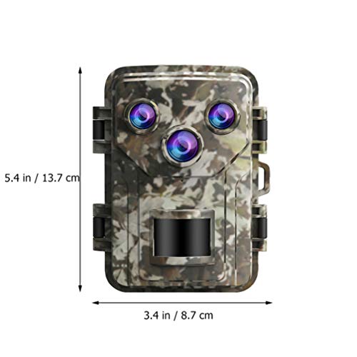 Yardwe Câmera de Trilha 6Mp 1080P Sensor Infravermelho à Prova D'água Câmera de Observação de Anima