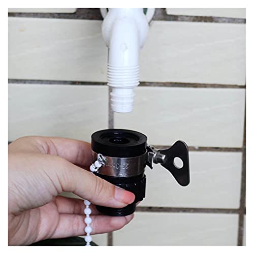Conector universal para evitar fugas en el riego de jardinera 3
