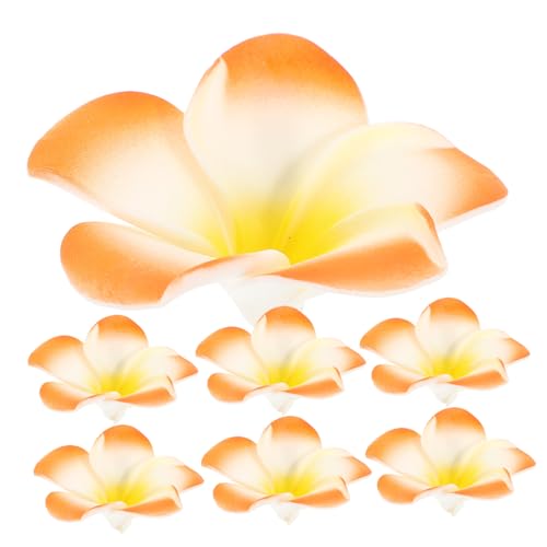 Pinces à cheveux Plumeria orange pour sublimer les cheveux épais