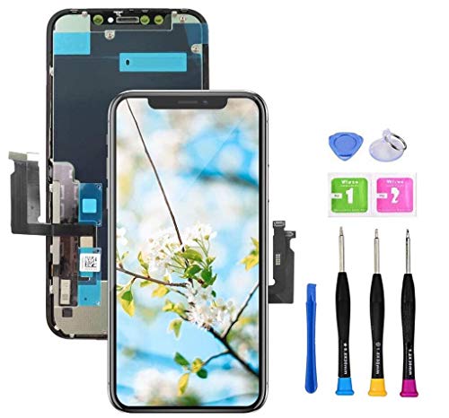 Screen Replacement Compatible with iPhone XR Screen Replacement 6.1 inch (Model A1984, A2105, A2106, A2108) Touch Screen Display digitizer Repair kit Assembly with Complete Repair Tools. Screen Replacement Compatible with iPhone XR Screen Replacement 6.1 inch (Model A1984, A2105, A2106, A2108) Touch Screen Display digitizer Repair kit Assembly with Complete Repair Tools.