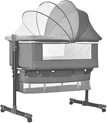 Berço Portátil Bebê Acoplado Co-Bed Connect Maxi baby (Cinza)