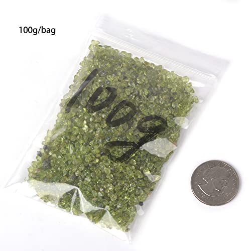Image of 100 grams Small Tumbled Chips Polished Crushed Stone Crystal Healing Embellishments