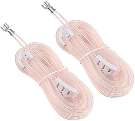 ALMOCN 2 Pack 300 Ohm FM Antenna T Shape Dipole Radio Ant with Spade Terminal for Indoor Digital HD Radio Table Top FM Radio Home Stereo Receiver AV Audio Vedio Home Theater Receiver