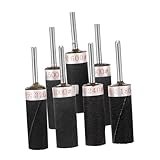 FELTECHELECTR 6 Stück Teiliges Körnung Sandpapier Schleifzylinder Bohrmaschinenaufsatz Leicht Tragbar für Vielseitiges Polieren und Schleifen