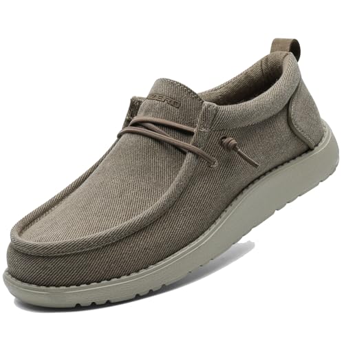 Image of 1TAZERO Men Slip On Shoes Loafer with Arch Support Insoles,Men Casual Shoes for Plantar Fasciitis