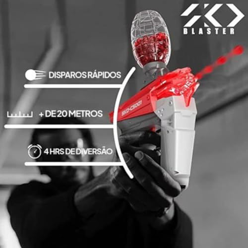 Arminha De Gel Automática Pistola Elétrica Bolinha Gel