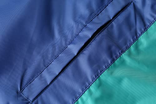 Image of SaphiRose Adult Rain Poncho Waterproof Hooded Zipper Raincoat with Pockets | OEKO-TEX Certified 100% Polyester, Lightweight Packable Storage Pouch, Heat-Sealed Seams, Quick-Dry for Outdoor Hiking