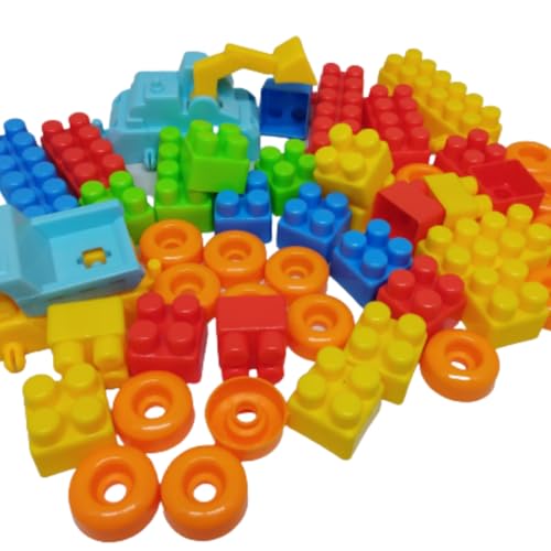 Brinquedo Montar Super Blocos Educativo Criativo 33 Peças Grande
