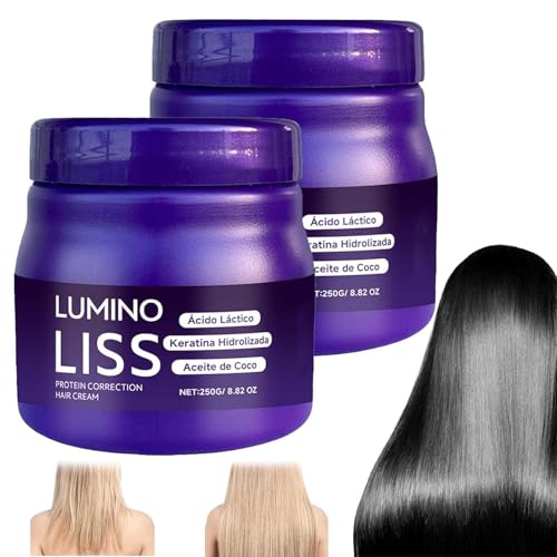 Lumino Sin Formol, Lumino Alisado Sin Formol Profesional - Keratin Hair Straightening Treatment for All Hair Types, Long-Lasting Smoothness (2)