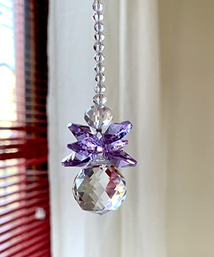 Archangel Zadkiel Crystal Car Charm and Suncatcher - Guardian Angel Ornament for Travel Safety and Positive Energy - Image 2