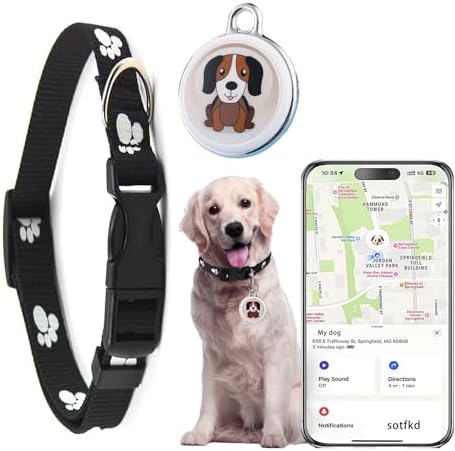 Dog Tracker-GPS Dog Collar-GPS Tracker for Dogs-Pet Tracker for D...